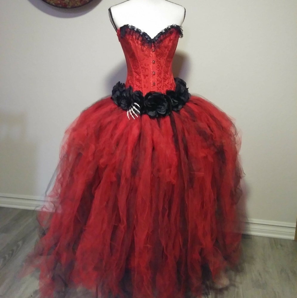Custom made Day Of The Dead  Halloween costume Sz S-XL